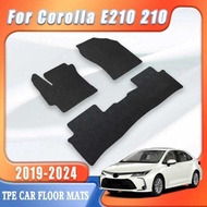 TPE Beaded Car Floor Mats For Toyota Corolla E210 210 2024 2023 2022 2021 2020 2019 Auto Interior Ac