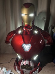 有證書 Queen studios 1/1 ironman mark 50 bust infinity war 胸像 雕像 queen studio qs not hottoys hot toys