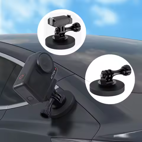 D55mm N52 Magnet Magnetic Base Tripod Mount Adapter Bracket Holder for Gopro Insta360 DJI Action 5Pr