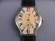 瑞士ROLEX 早期的手動男古董錶，酒桶型銀殼(W&amp;D標示)，誇張數字面盤及AEGLER / REBBERG機芯早