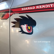sticker mugen eye car sticker #0107 accessories