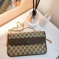 Gucci GG Supreme Shoulder Bag🔥中古 中古袋 Gucci 2用風琴單肩包 手提包
