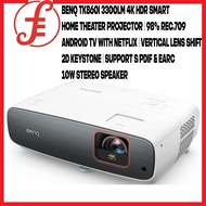BenQ TK860i 3300lm 98% Rec.709 | Android TV with Netflix | Vertical Lens Shift | 4K HDR Smart Home Theater Projector
