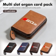 Accordion Card Wallet for Men & Women,Multiple Card Slots,Integrated ID Card Holder,Bank Card Case &