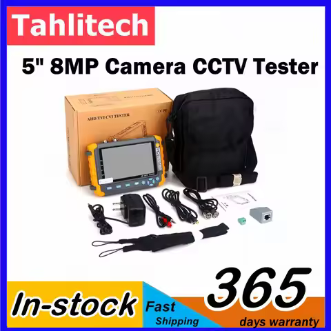 8MP CCTV Security Camera Tester IV8W 5Inch CCTV Monitor AHD/CVI/TVI CVBS Analog Camera Tester CCTV C