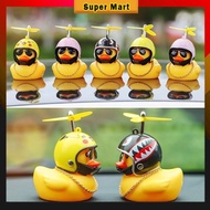 Car Yellow Duck Helmet Decoration Motor Decoration  Car Accessories Hiasan Itik