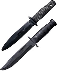 Cold Steel Rubber Training Practice Knife Knives 2 Set - 1 Rubber Peace Keeper Trainer and 1 Leather