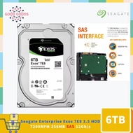(NOT FOR HOME PC)DELL/Seagate Enterprise Exos 7E8 6TB ST6000NM0095 3.5 HDD 7200RPM 256MB SAS 12Gb/s 