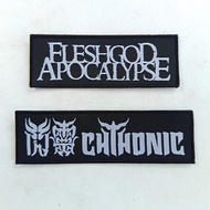 Fleshgod Apocalypse & Chthonic Logo Patch Woven, Accessories for Jackets and Vests - Music Fashion