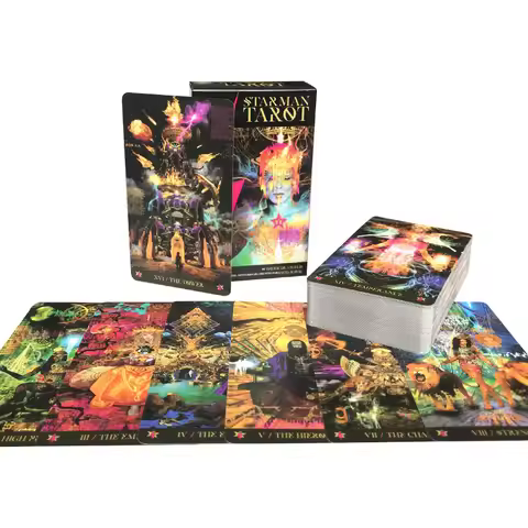 Hot Selling Starman Tarot Leisure Entertainment Card Family Gathering Divination Deck Tarot Board Pl