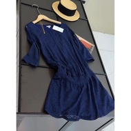 Brand Women's Original Order// Real Shot Style Fake One Punishment Ten Stitching Dark Blue Lace Five