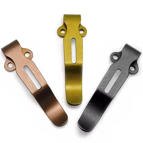1/2pc Knife Deep Carry Titanium Pocket Clip For Benchmade Griptillian Bugout 535 940 Mini-Grip Emers