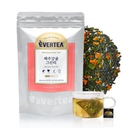 Ever Tea/ Jeju Green Tea Blending Tea Bags/ Green Tea and Tangerine Peel/ Jeju Tangerine Green Tea 24 Tea Bags