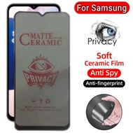 LAYAR Anti-Scratch Ceramic Matte Spy Privacy Screen For Samsung A20 A20s/ A22 4G/ A22 5G/ A24 4G/ A3