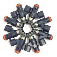 8x 12holes E85 High performance EV14 550cc LS3 fuel injector for G_M_C  FORD chevrolet replace for f