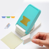 [Simhoa21] Loose Leaf Separator Label Punch Notepad Sketchbook Paper Punching Tab Punch