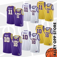 NCAA Series LSU Van Lith & Angel Reese Basketball Jersey