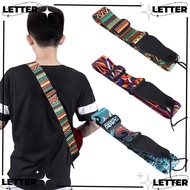 LET Guitar Strap, Adjustable Polyester Guitar Belts, Musical Instrument Part Ethnic Style Ukulele Strap Guitar