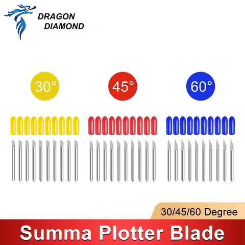 50PCS Cutting Blade For Silhouette Cameo 4+Graphtec CB15+CB09+Summa +Roland +Mimaki+Pcut Skycut For 