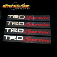 1 คู่ สติกเกอร์ติดรถ TRD Sportivo สะท้อนแสง 3M #เก็บคูปองลดค่าส่งมาใช้ด้วยนะครับ #สติกเกอร์ติดรถ