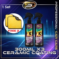 SPD X3 Coating Wax Motorcycle Polish Kereta Foam Sprayer Luxury Gloss Water Wax Car Care Coat Wax