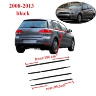 4 Pieces Black Outside Windows Rubber for For VW Golf 6 2008-2013 Weatherstrip for MK6 GTI R GTD 5 D