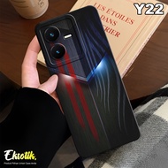 Case Vivo Y22 - Casing Vivo Y22 - Eksotik - Motif Lucu Aesthetic - Kesing Vivo Y22 - Silikon Karet L
