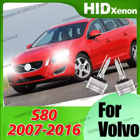2x Fast Bright 6000K 8000K 10000K HID Headlights 35W HID Xenon D1S D1 For Volvo S80 2007 2008 2009 2