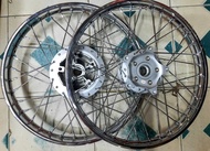 Cặp bánh căm niềng sắt rút căm sẵn dành cho Exiter 150 -155 bản 1.2 và 1.4