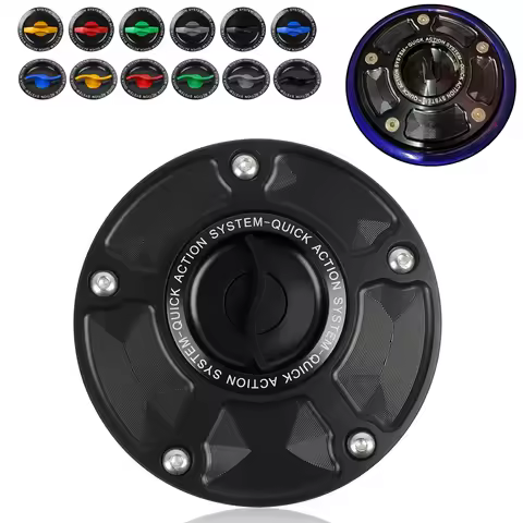 For Kawasaki Z650 Z750/R Z1000/SX EN-6N ZX-6R ZX-10R ER-6R Z800 NINJA H2/R Keyless Quick Release Tan