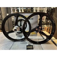 Y15ZR Y16ZR Y125Z Y125ZR LC135 5S LC135 V8 HYPERTECH PRO R3 SPORT RIM 3 BATANG CUSTOM HUB FREE TUBEL