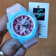 Original Baby G BGA230 PC | BGA 230 Dual Time Actual PicTure Women Watch Casual Japan Movement Water