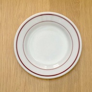 一組2件美國製PYREX 22.5公分康寧玻璃餐盤 中古品 台灣免運