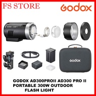 GODOX AD300PROII AD300 PRO II PORTABLE 300W OUTDOOR FLASH LIGHT