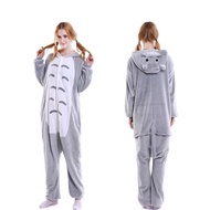 Unisex Women Adult Pajamas Totoro Kigurumi Cosplay Costume Animal Sleepwear Pjs V831