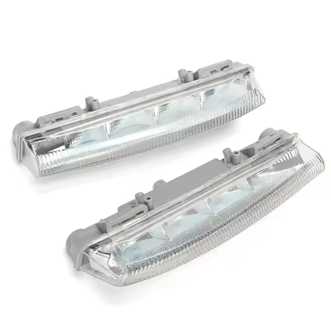 For Mercedes-Benz W204 W212 C250 C280 C350 E350 Car Front LED DRL Daytime Running Lamp Fog Light A20