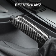 Carbon Fiber/ABS Car Handbrake Grips Cover For BMW E46 E90 E92 E60 E39 F30 F34 F10 F20 F31 F32 F36 Auto Interior Accessories