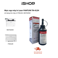 Mực nạp máy in Laser PANTUM TN-412H sử dùng cho máy in PANTUM P3012D M6702DW