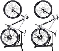 Foozet Bicycle Stands for Bikes, Vertical Bike Stand Space-Saving Rack with Adjustable for Garage &amp; Apartment, Bike Stands for Indoor Storage (2 pack)
