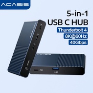 ACASIS 5-In-1 USB4.0 Thunderbolt 4 Docking Station 40Gbps USB HUB 8K@60HZ Video Output PD Charging F