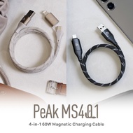 ADAM elements PeAk MS401 4-in-1 60W Magnetic Charging Cable