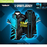 【FREE CUSTOMIZATION】POLO Shirt Jersey GAME MOBILE LEGENDS ML CODA ESPORT GANG Free CUSTOM And NICKNA