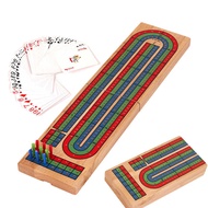 Cribbage Card Game Scoring Game Board Cribbage Party Board Game Wooden Board Game