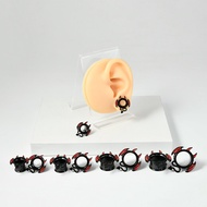 1PC Stainles Steel Snake/Skull Ear Gauges Ear Tunnel Plugs Expanders Double Flared Earrings Plugs Pi