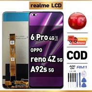 LCD REALME 6 Pro 4G/ OPPO A92s 5G/ reno 4Z 5G Compatible For Original Glass Touch Screen Digitizer