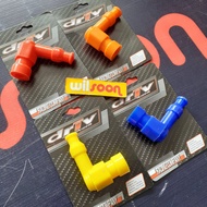 Spark Plug Cap Universal Yellow Racing Drive Spark Plug Cap Yellow/
