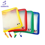 greatbuy666-Document Case A4 Size 4 Pack Zipper File BagsWaterproof Portable Organizer for Documents