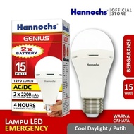15W Hannochs Genius Lampu Emergency Hannochs Bohlam LED Bulb Hannochs 15W