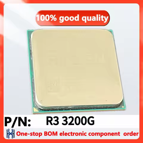 100% Good Quality Ryzen 3 3200G R3 3200G 3.6GHz Quad-Core 65W for AM4 Palletized but Without Cooler