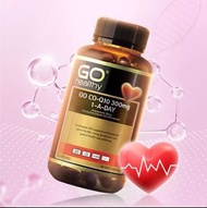 澳洲直送🇭🇲Go Healthy CoQ10 300mg + Vitamin D3 90粒（新包裝）😍GO Healthy 高之源輔酶Q10膠囊 300mg 90粒是一款高強度補充劑，主要功能是支持心